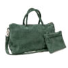 borsa con iniziali verde