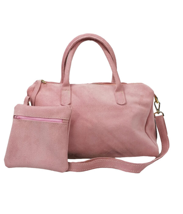 borsa con iniziali rosa