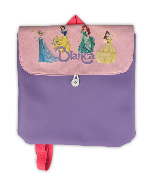 Disney Princesses backpack personalized with name